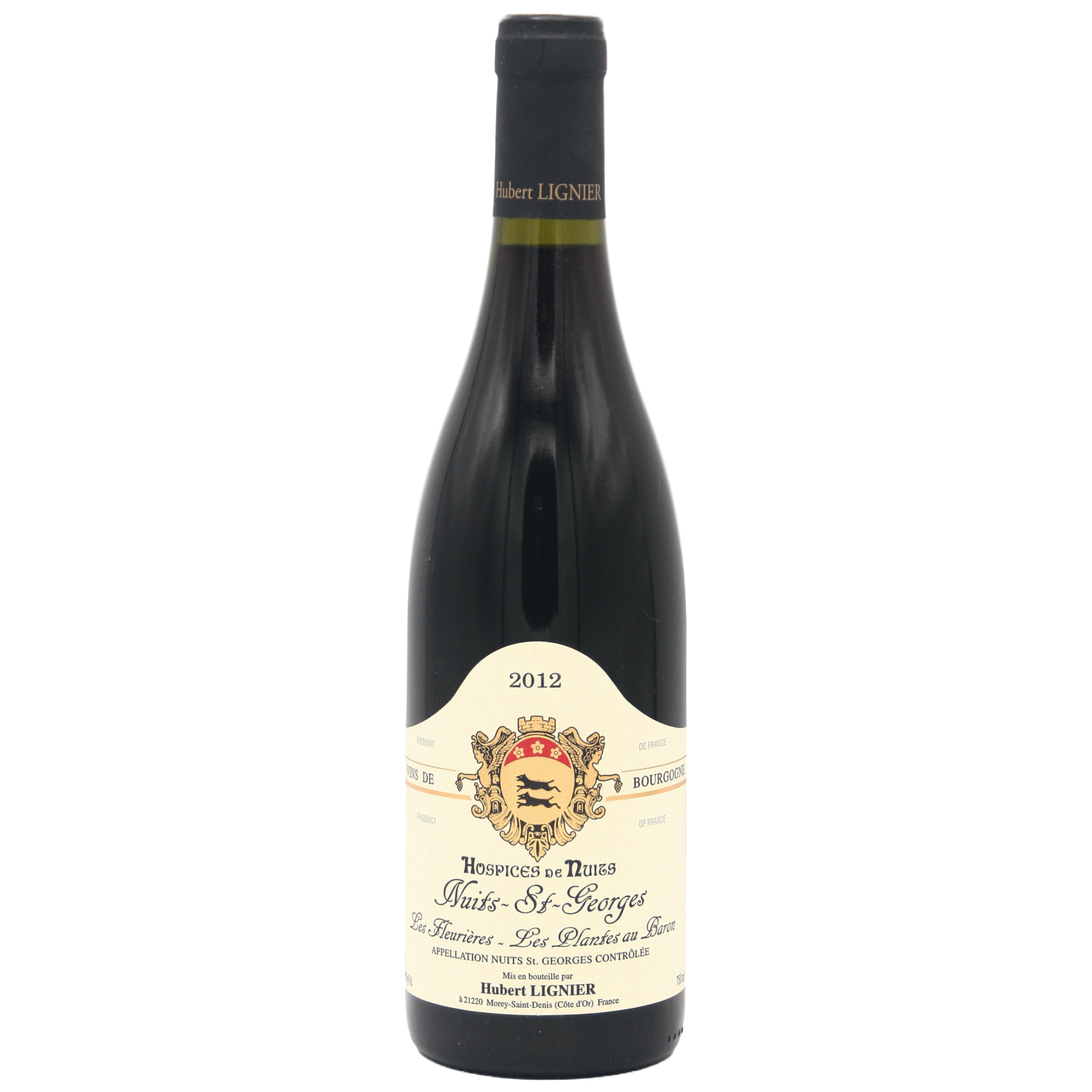 Domaine Hubert Lignier Nuits-Saint-Georges Les Fleurières Les Plantes au Baron 2012