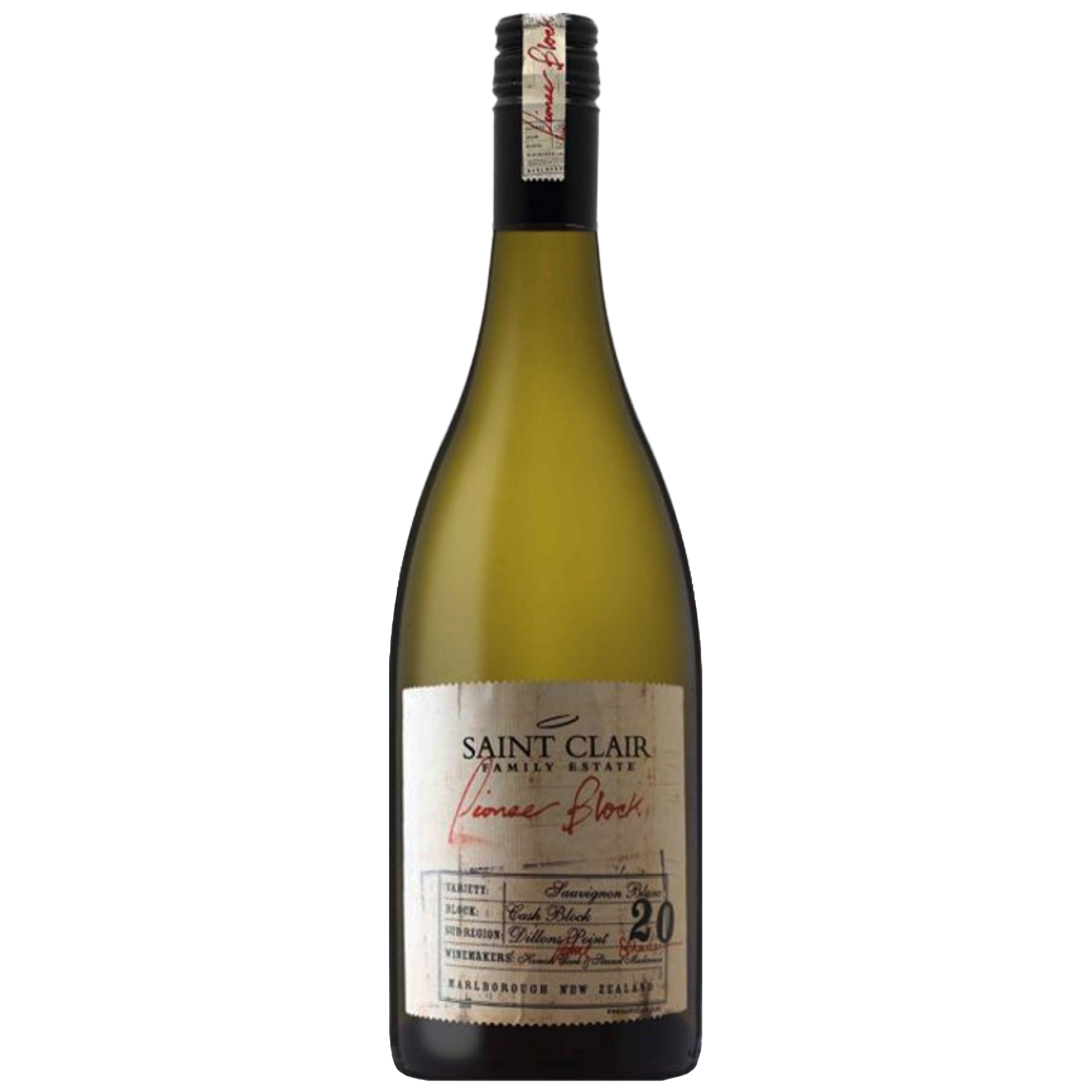 Saint Clair Pioneer Block 20 Sauvignon Blanc 2019