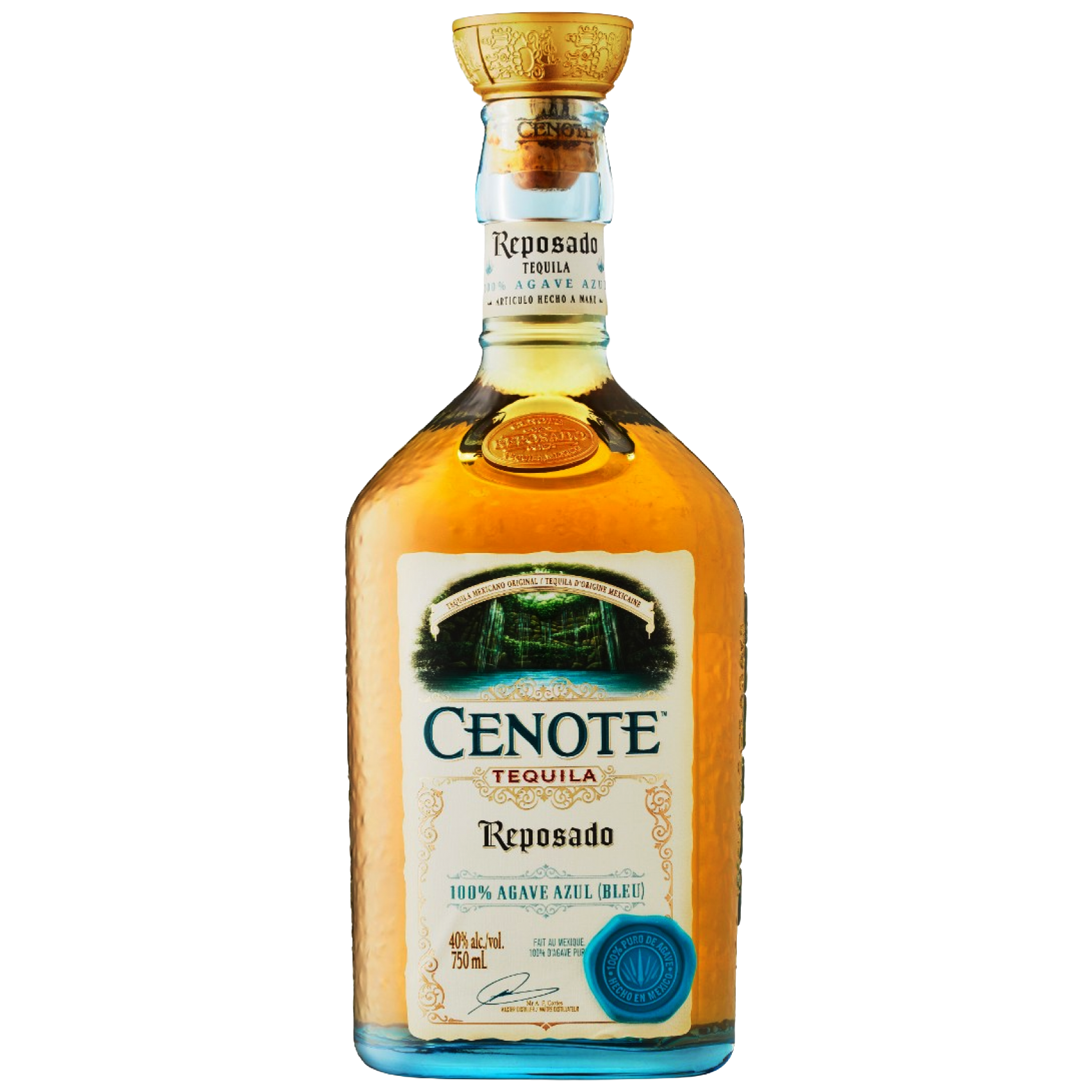 Cenote Tequila Reposado 70 cl