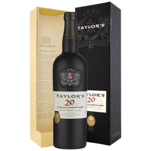 Taylor's 20 Year Old Tawny in zwarte luxe etui