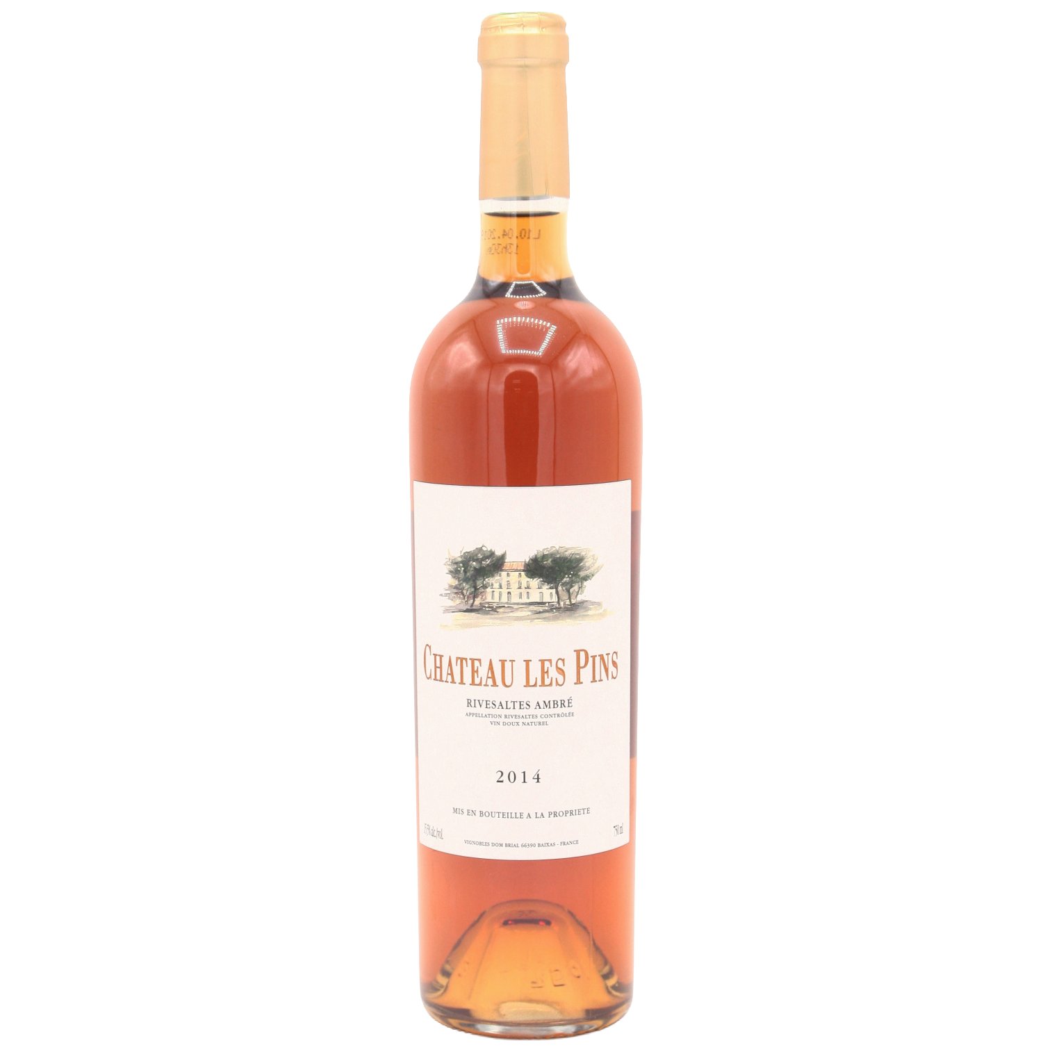 Chateau les Pins Rivesaltes Ambré 2014