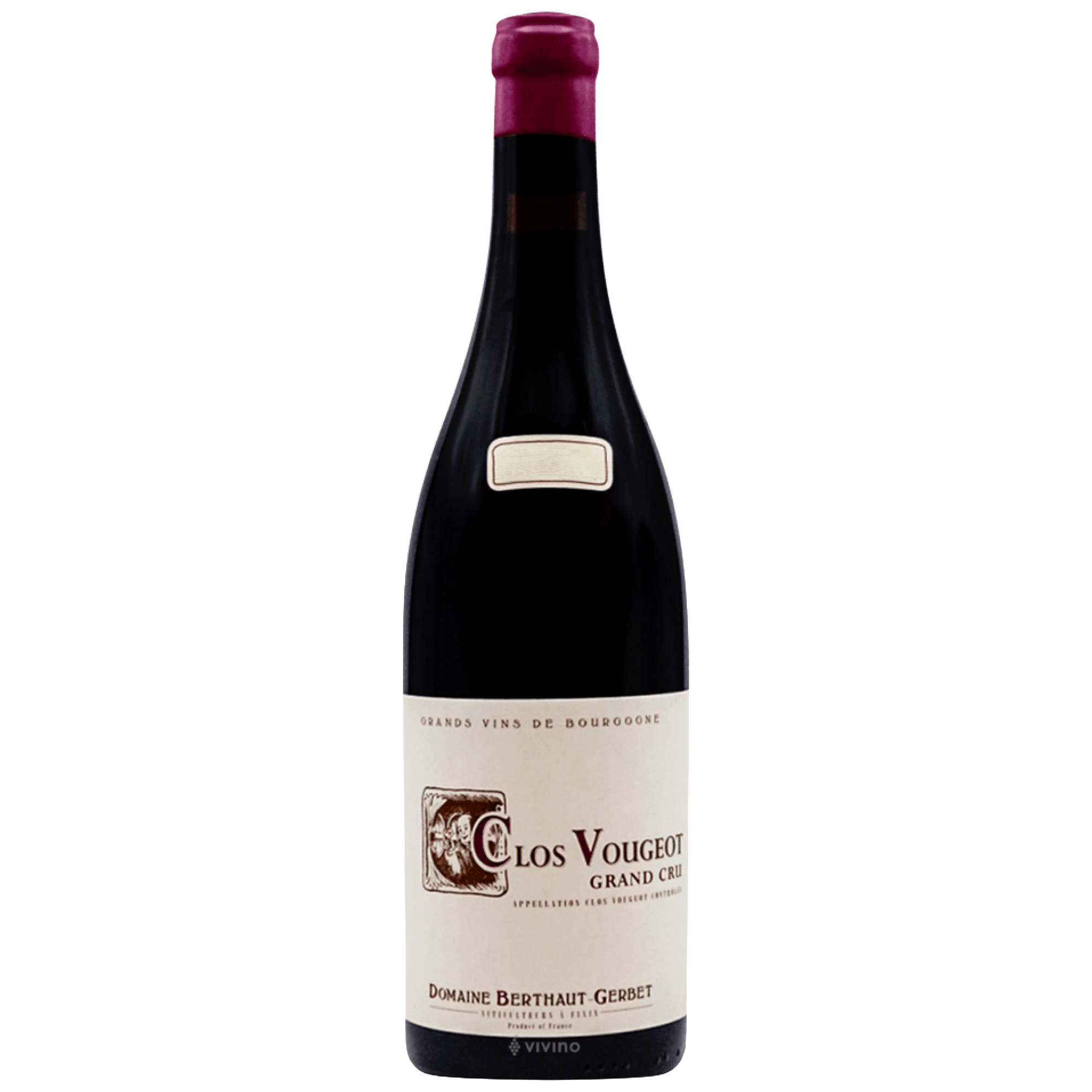 Domaine Berthaut-Gerbet Clos Vougeot Grand Cru 2019