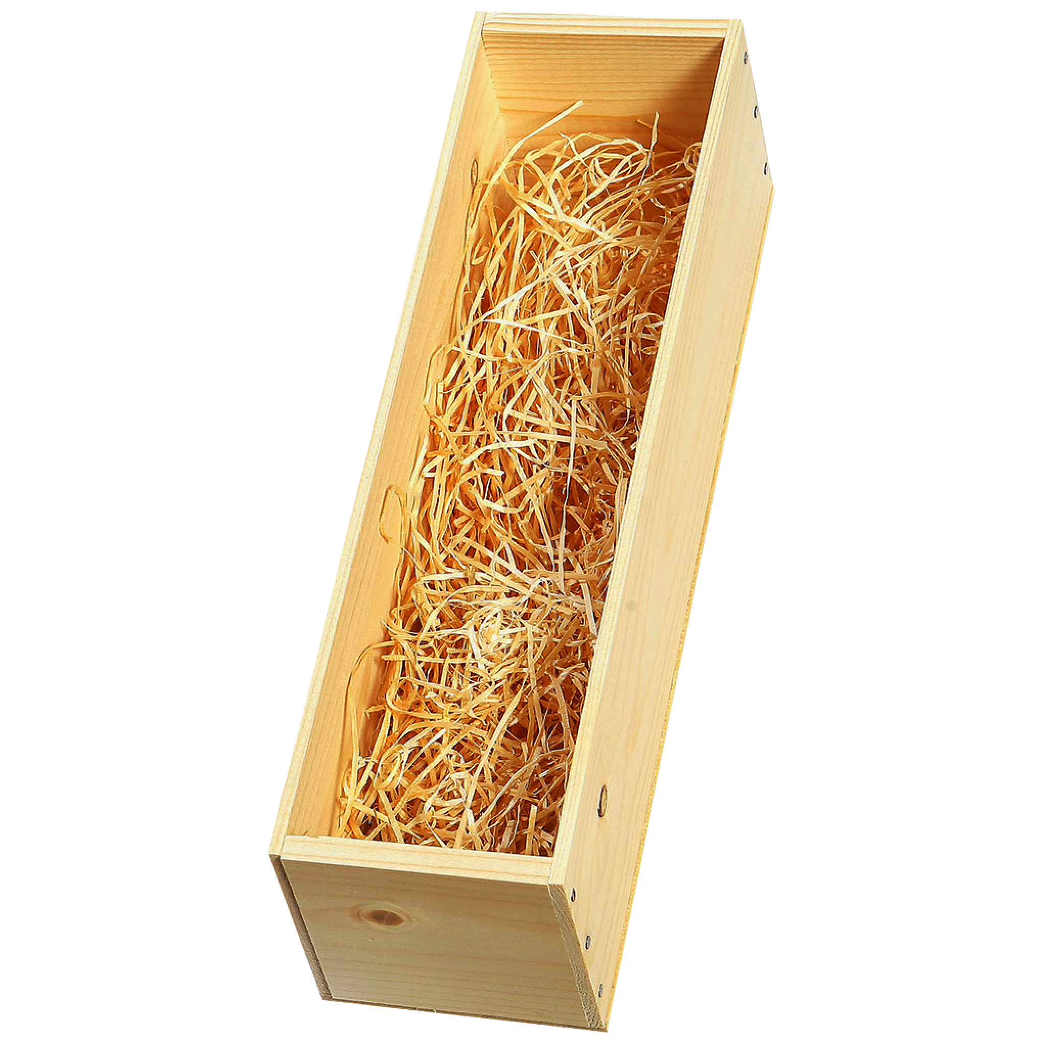 Houten geschenkkist 1x Mousserend/Bourgogne