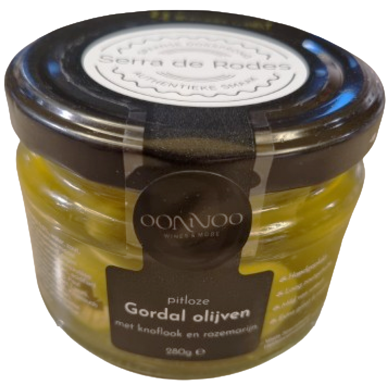Gordal Olijven knoflook rozemarijn Serra de Rodes