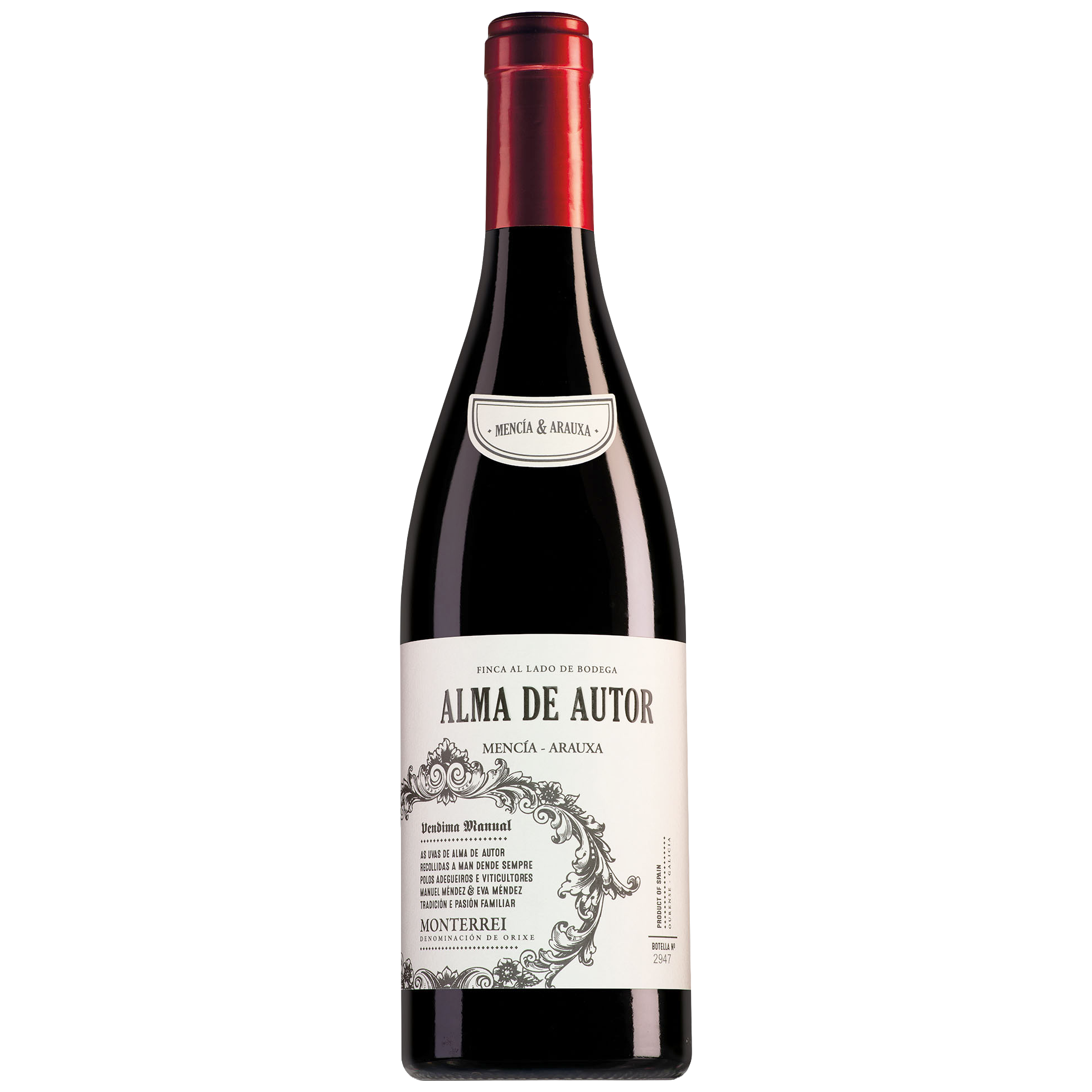 Pazo das Tapias Monterrei Alma de Autor Mencía-Arauxa 2020