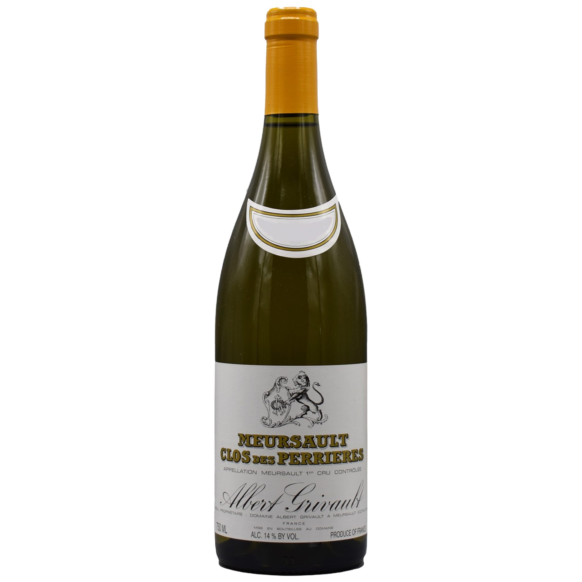 Domaine Albert Grivault Meursault 1er Cru Clos des Perrières 2016