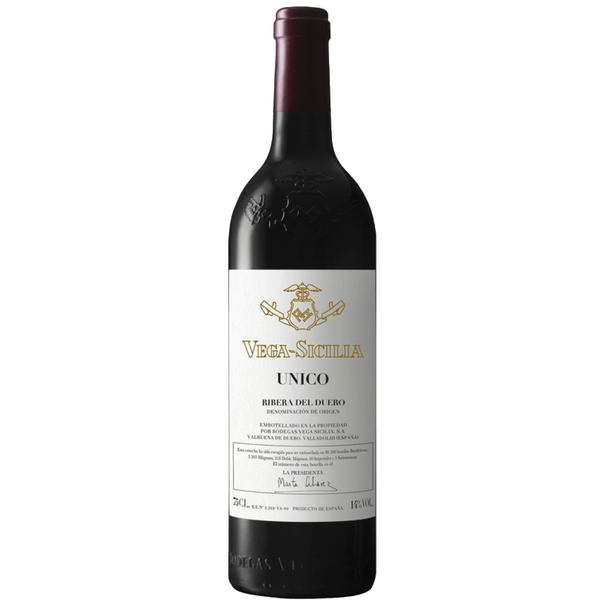 Vega Sicilia Único Reserva Especial 1970-1972-1974 release 1994