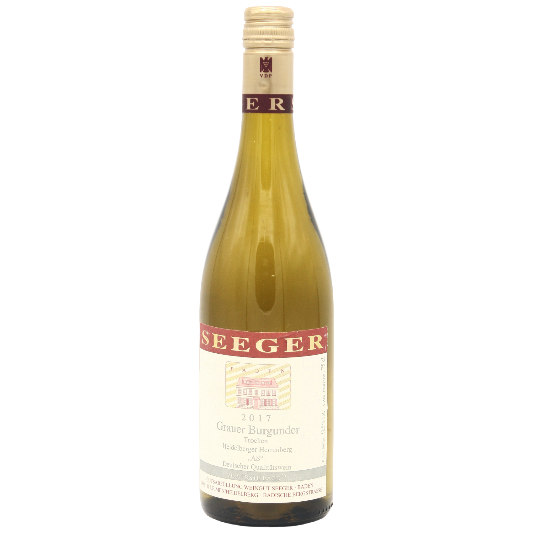 Seeger Grauer Burgunder Heidelberg 'AS' 2017