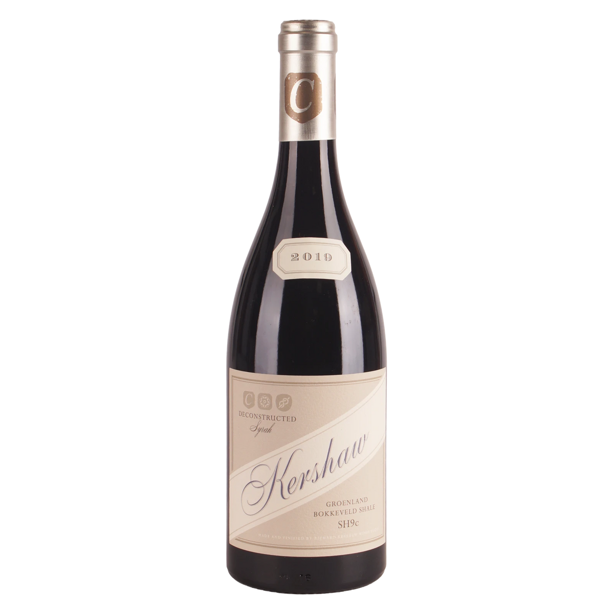 Kershaw Wines Elgin Deconstructed Groenland Bokkeveld Shale SH9C Syrah 2019