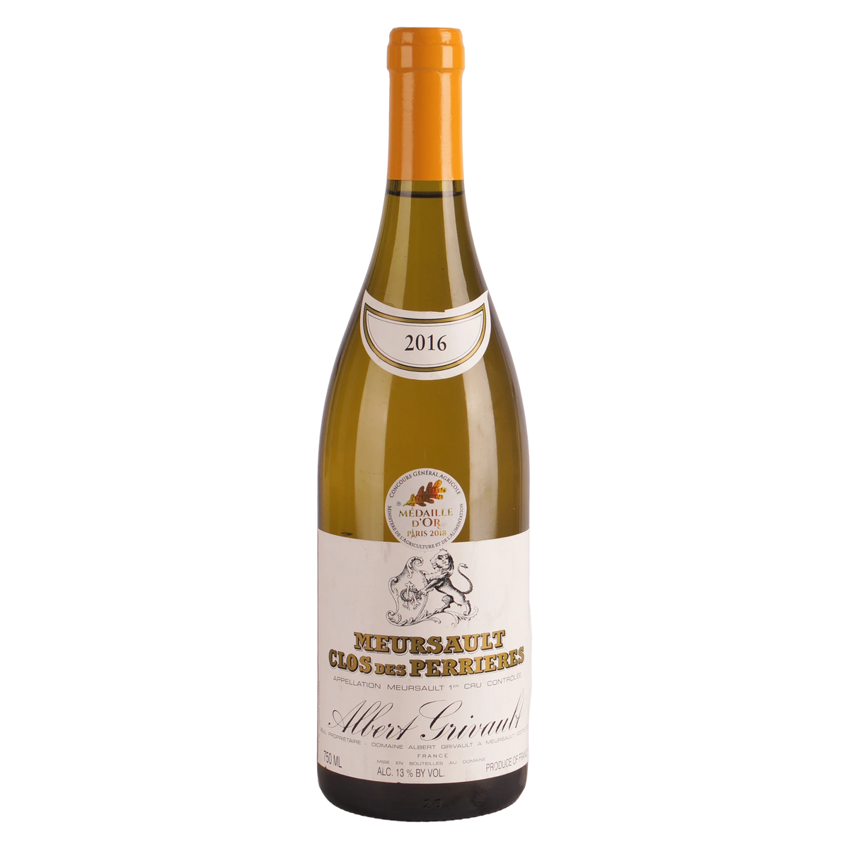 Domaine Albert Grivault Meursault 1er Cru Clos des Perrières 2016