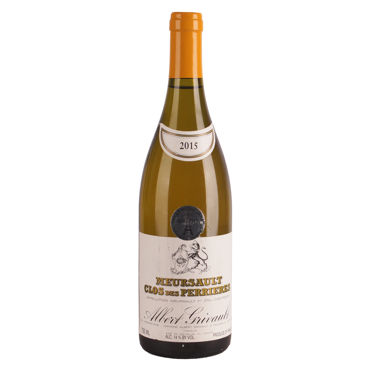 Domaine Albert Grivault Meursault 1er Cru Clos des Perrières 2015