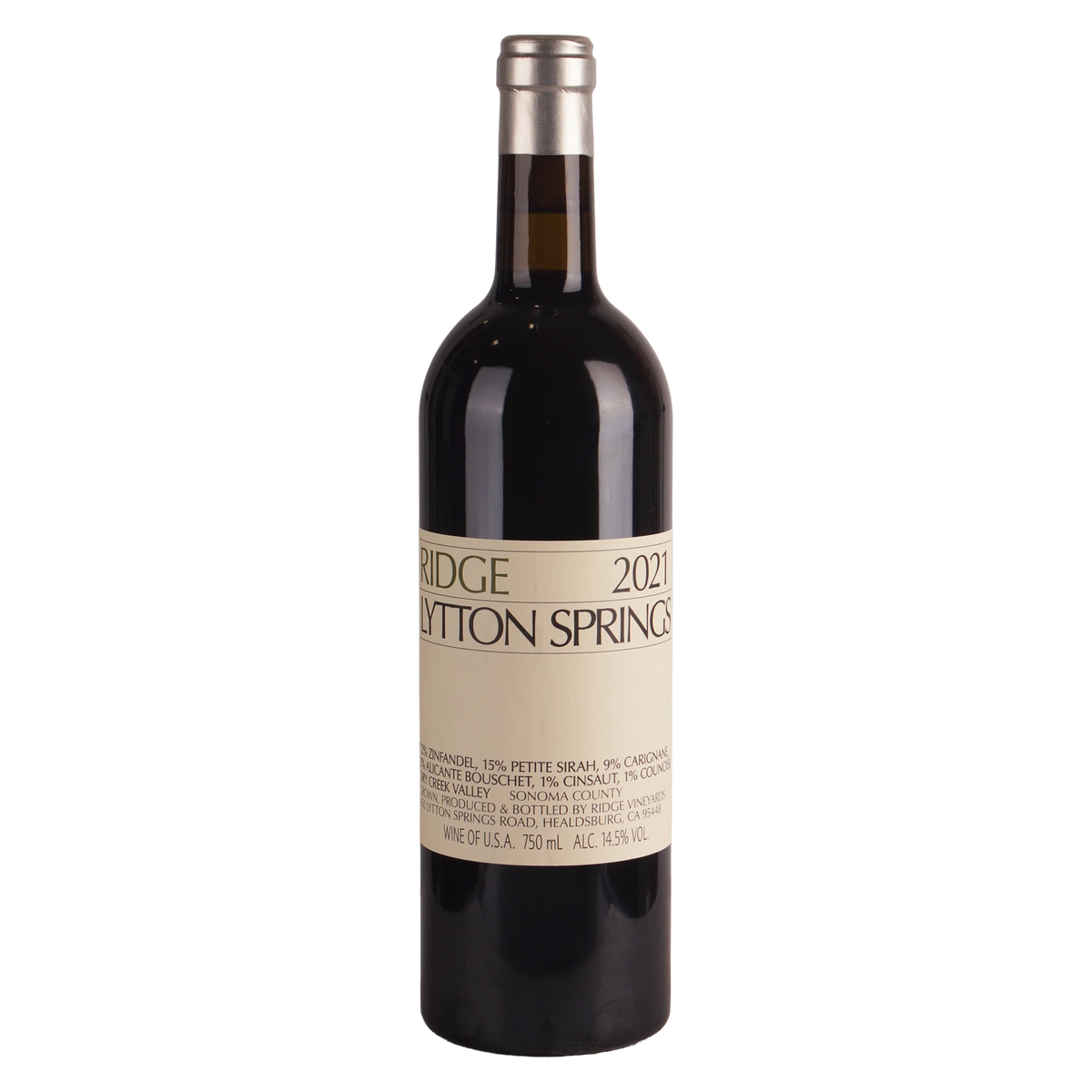 Ridge Dry Creek Valley Lytton Springs 2021