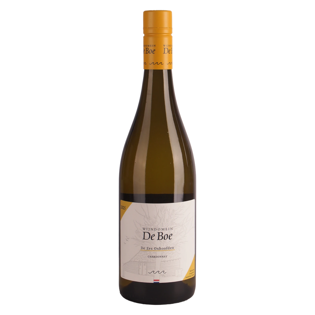 Wijndomein De Boe Zeeland De Zes Oxhoofden Chardonnay 2025