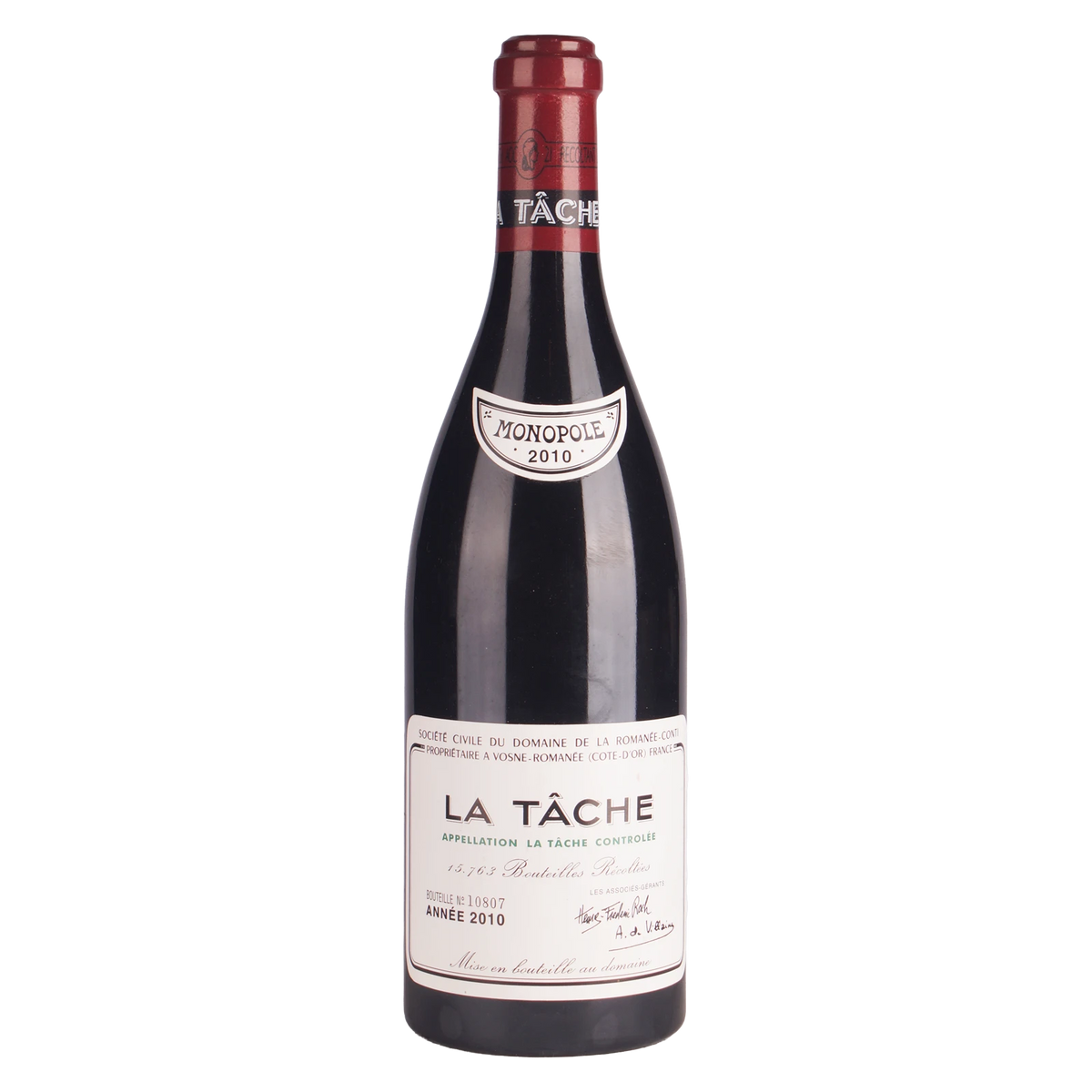 Domaine de la Romanee-Conti La Tache Grand Cru Monopole 2010