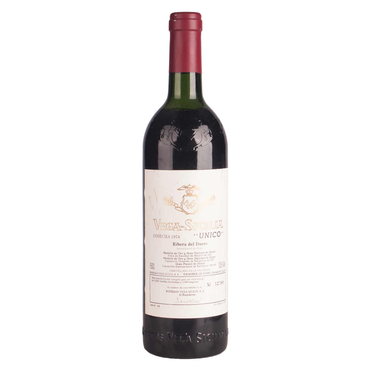 Vega Sicilia Único 1974