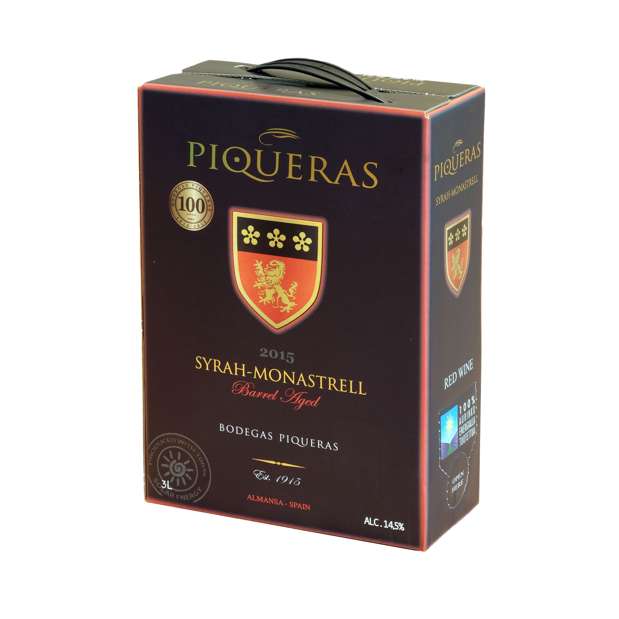Bodegas Piqueras Almansa Monastrell-Syrah BIB 3 liter