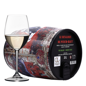 Château Puech-Haut Languedoc Le Benjamin Blanc BIB 3 liter