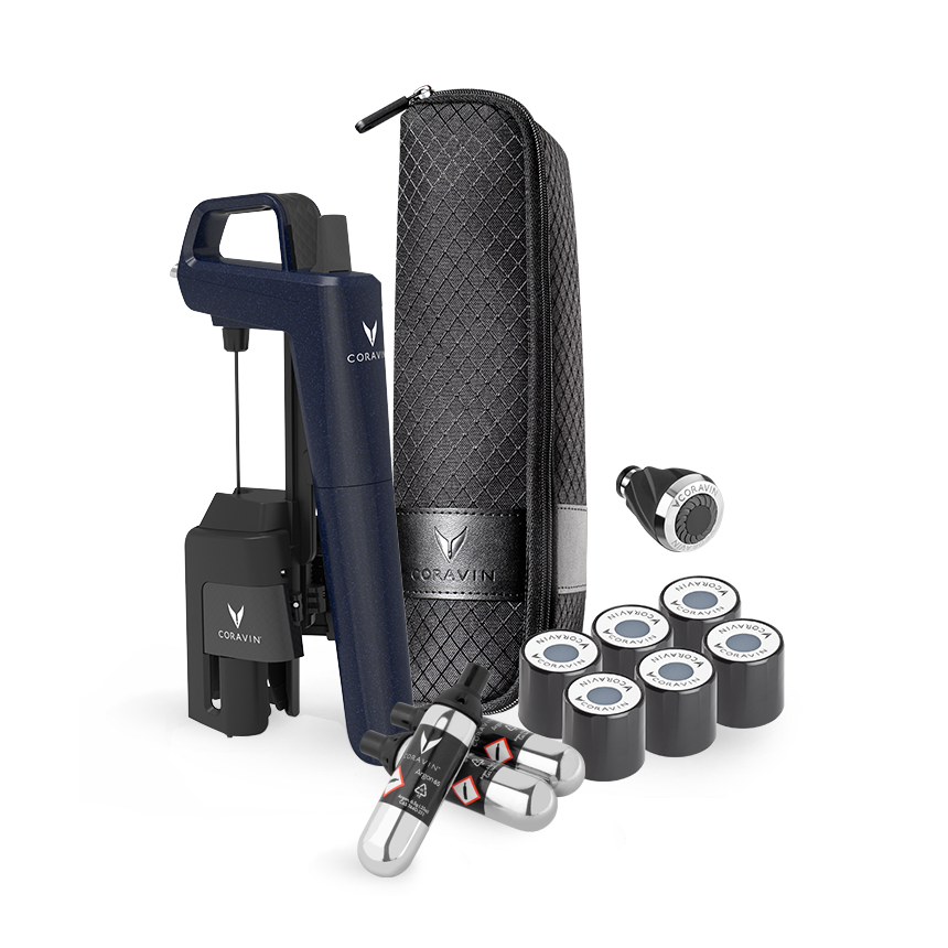 Coravin Timeless Six+ Wine Preservation System Limited Edition - Ocean Blue