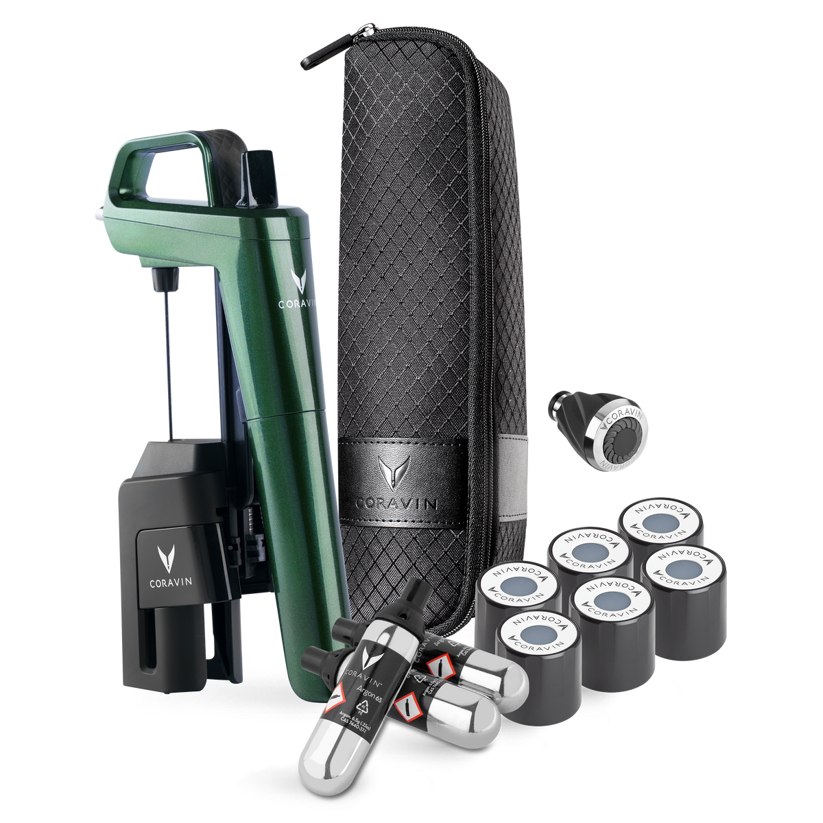 Coravin Timeless Six+ Wine Preservation System Limited Edition - Ocean Blue