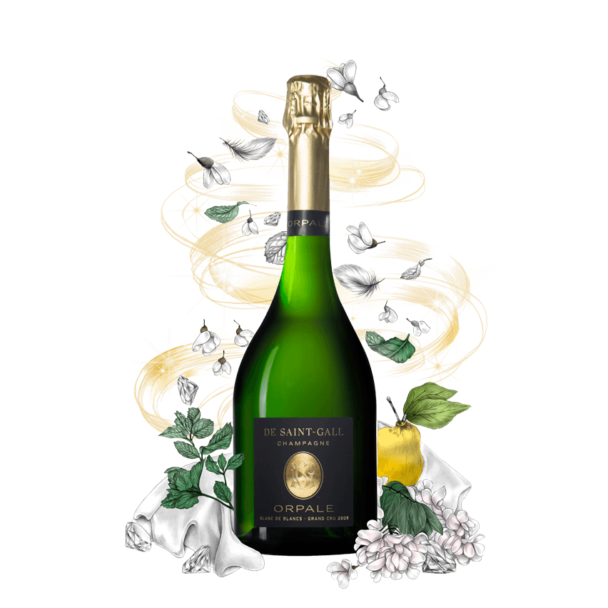 De Saint Gall Champagne Orpale Magnum Giftpack