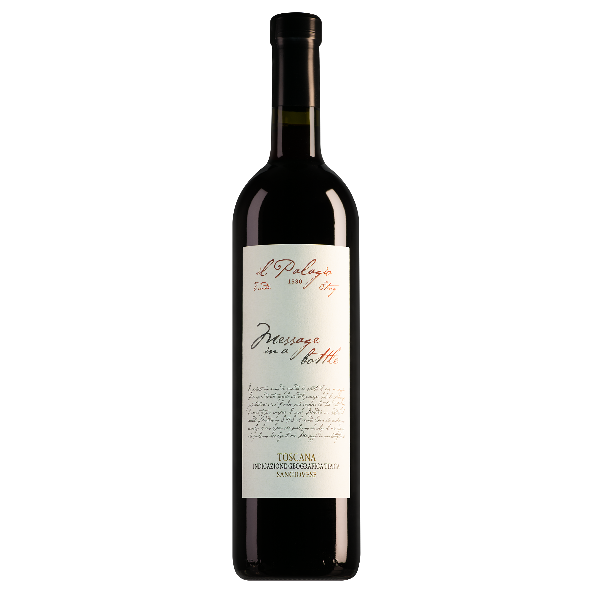 Il Palagio IGP Toscana Rosso Message in a Bottle