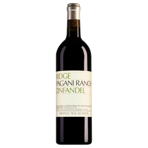 Ridge Sonoma Valley Pagani Ranch Zinfandel