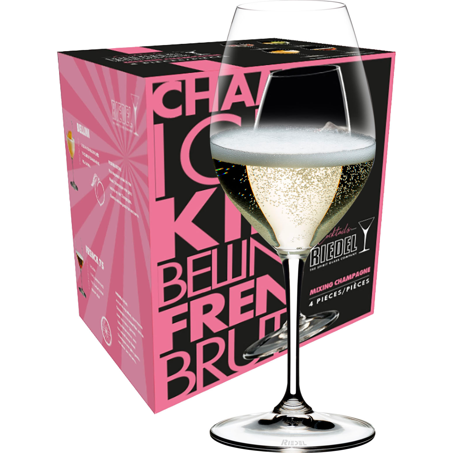 Riedel Mixing Champagne wijnglas (set van 4 voor € 39,80)