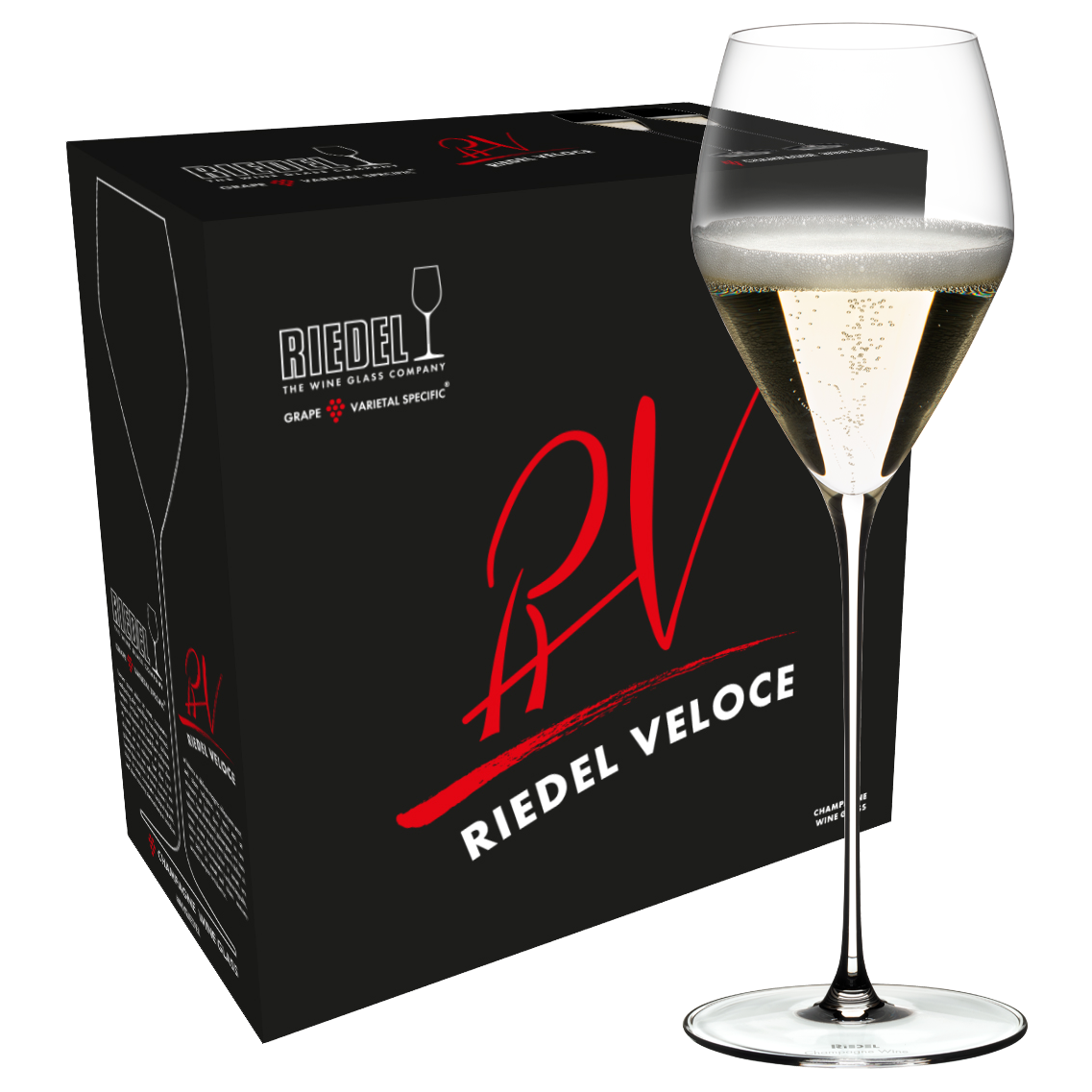 Riedel Veloce Champagne wijnglas (set van 2 voor € 59,00)