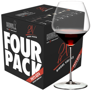 Riedel Veloce Pinot Noir wijnglas (set van 4 voor € 118,00)