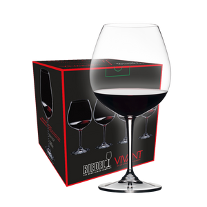 Riedel Vivant Pinot Noir wijnglas (set van 4 voor € 50,00)