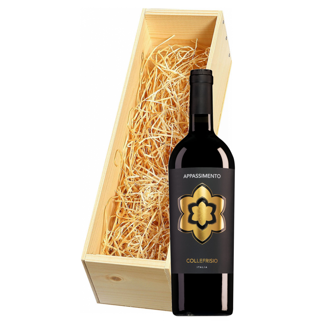 Wijnkist met Collefrisio Vino Rosso Appassimento