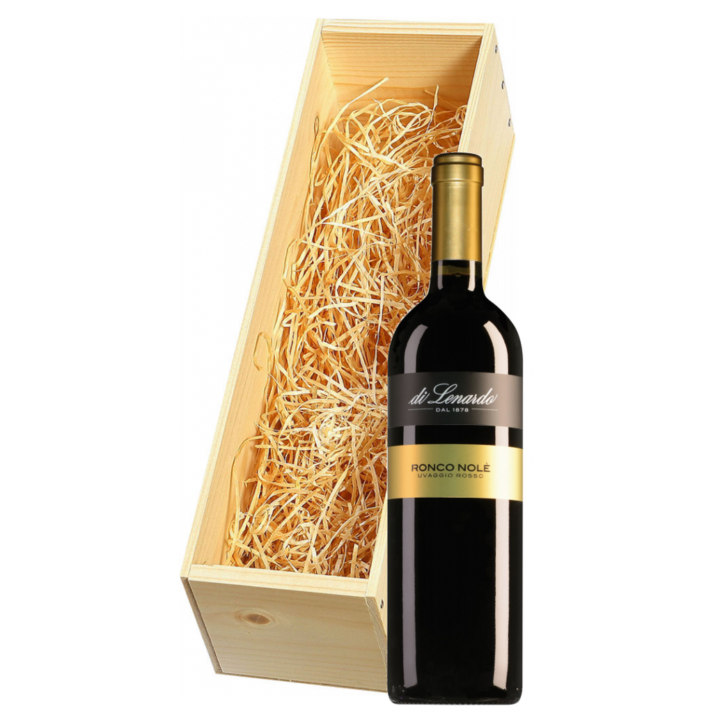 Wijnkist met Di Lenardo Vineyards Vino Rosso Ronco Nolè