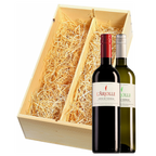 Wijnkist met Domaine de l'Arjolle rouge et blanc