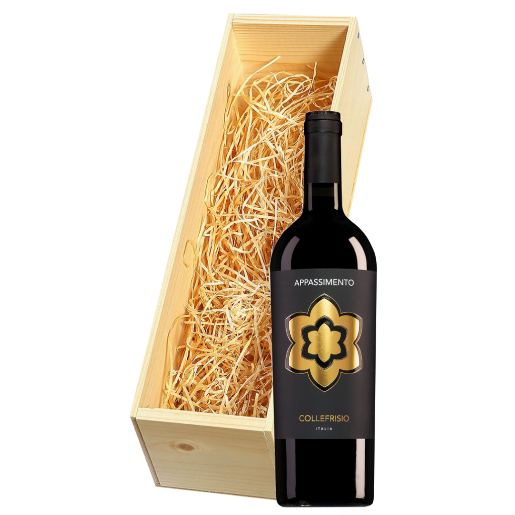 Wijnkist met Collefrisio Vino Rosso Appassimento