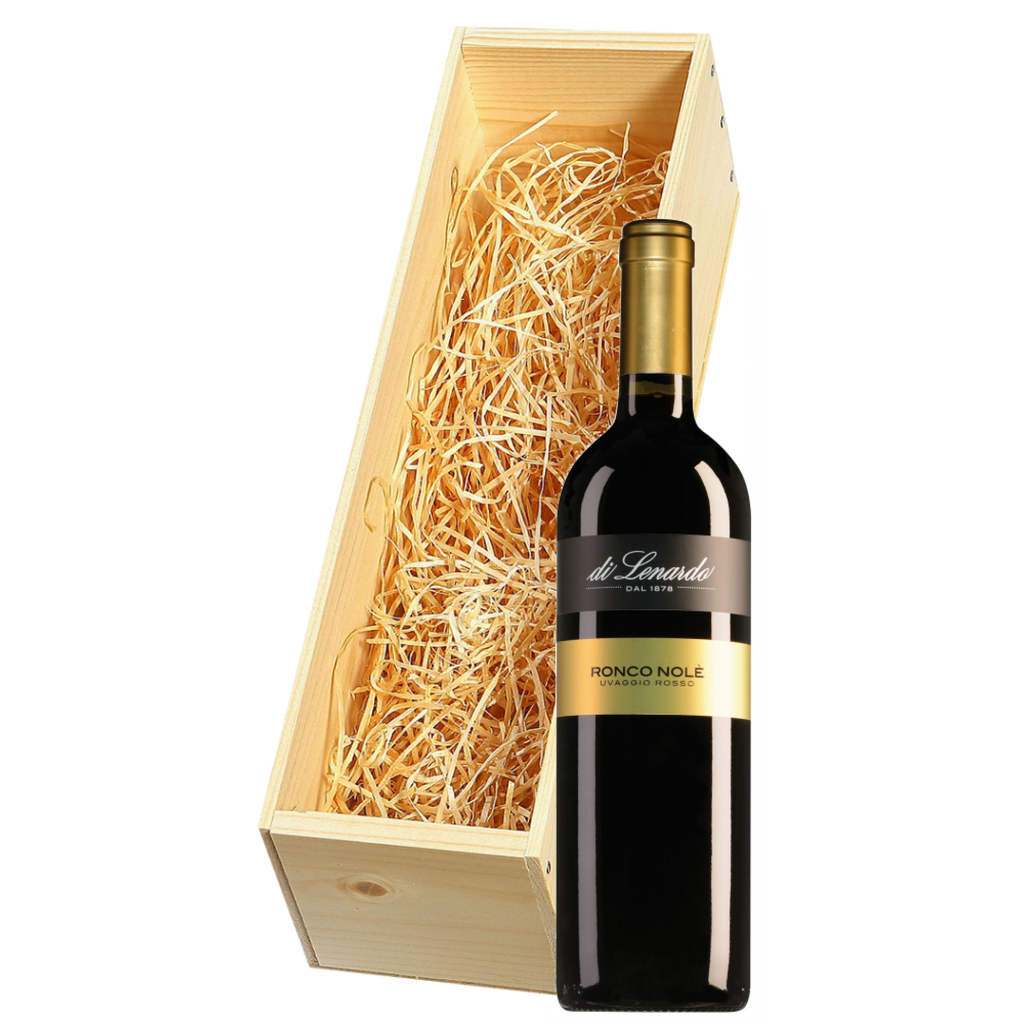Wijnkist met Di Lenardo Vineyards Vino Rosso Ronco Nolè