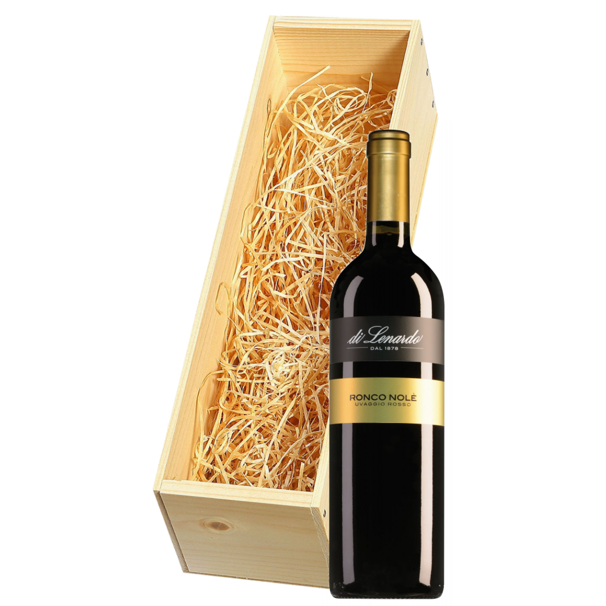Wijnkist met Di Lenardo Vineyards Vino Rosso Ronco Nolè