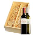 Wijnkist met Domaine de l'Arjolle rouge et blanc