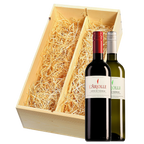 Wijnkist met Domaine de l'Arjolle rouge et blanc