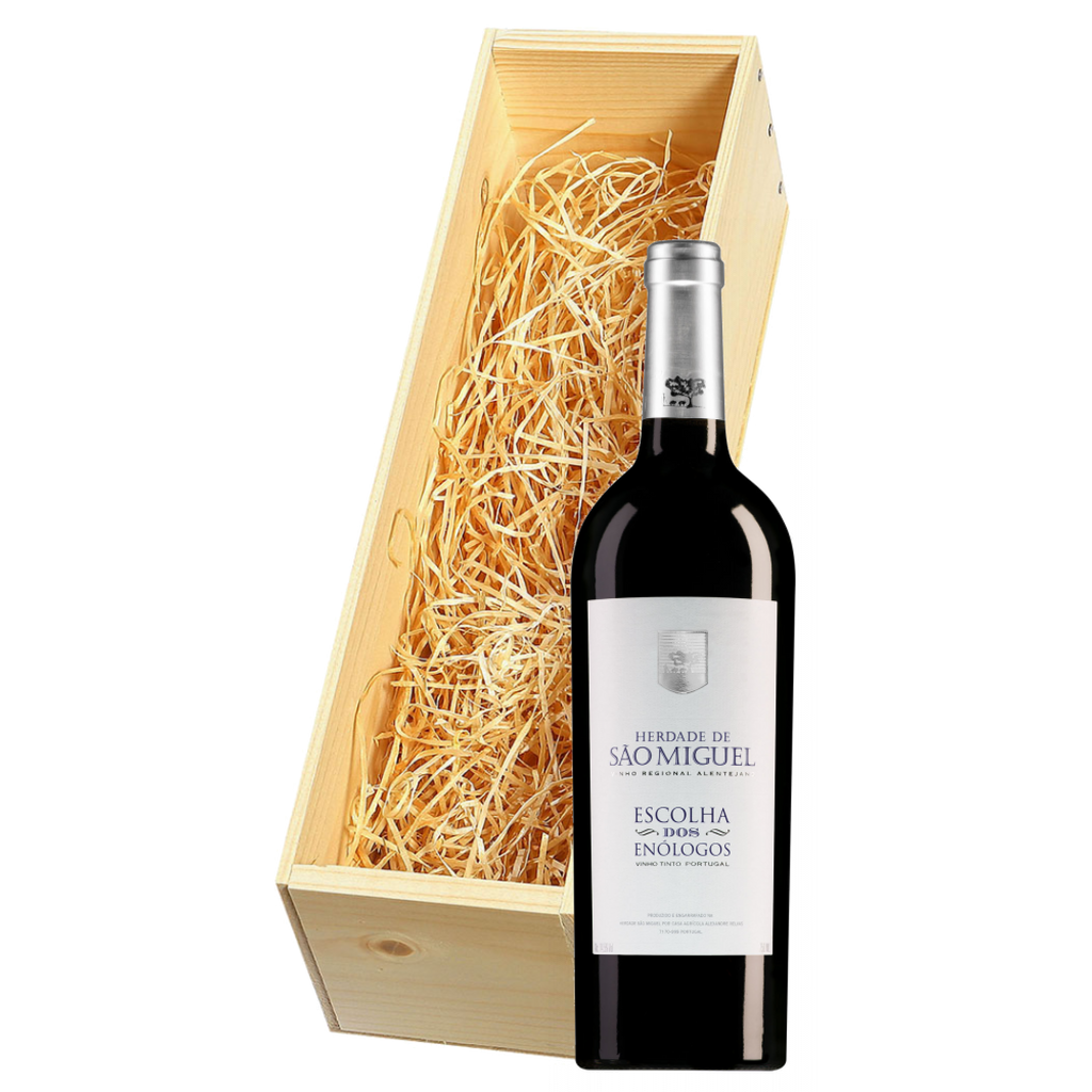Wijnkist met Herdade de São Miguel Alentejano Escolha dos Enologos