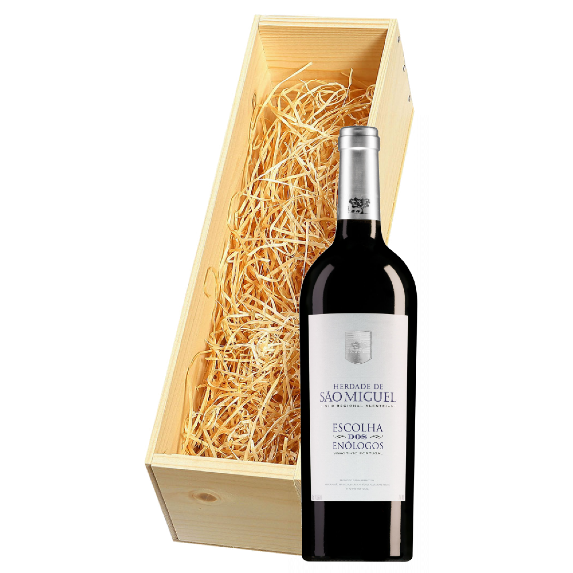 Wijnkist met Herdade de São Miguel Alentejano Escolha dos Enologos