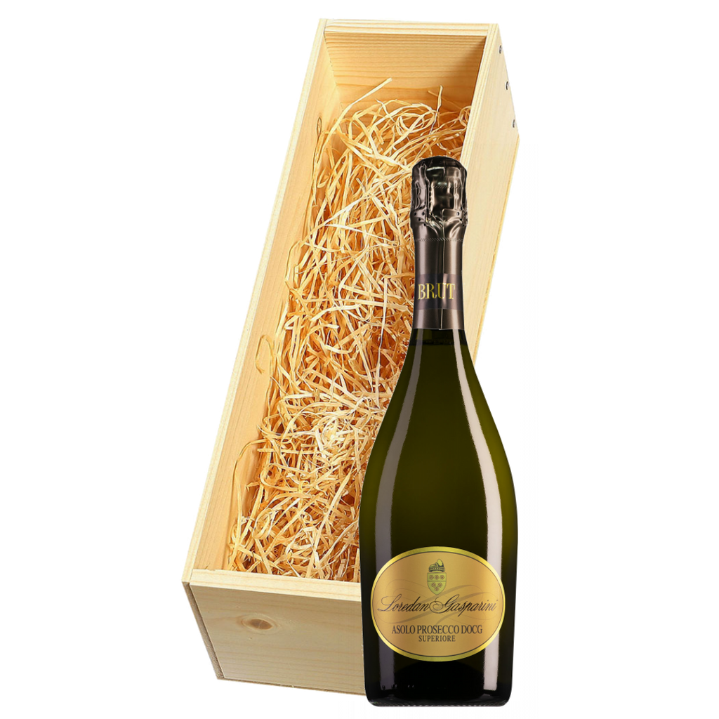 Wijnkist met Loredan Gasparini Asolo Prosecco Spumante