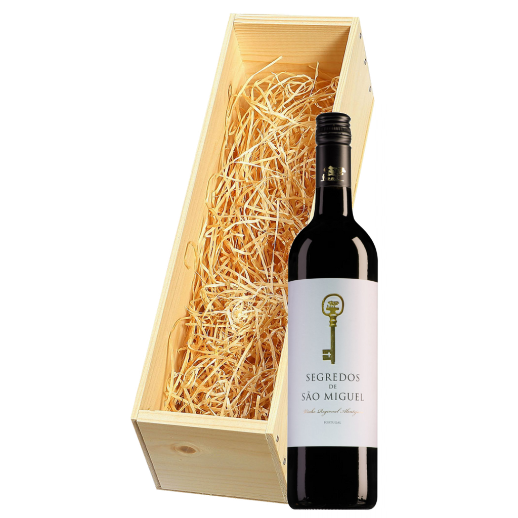 Wijnkist met Segredos de São Miguel Tinto