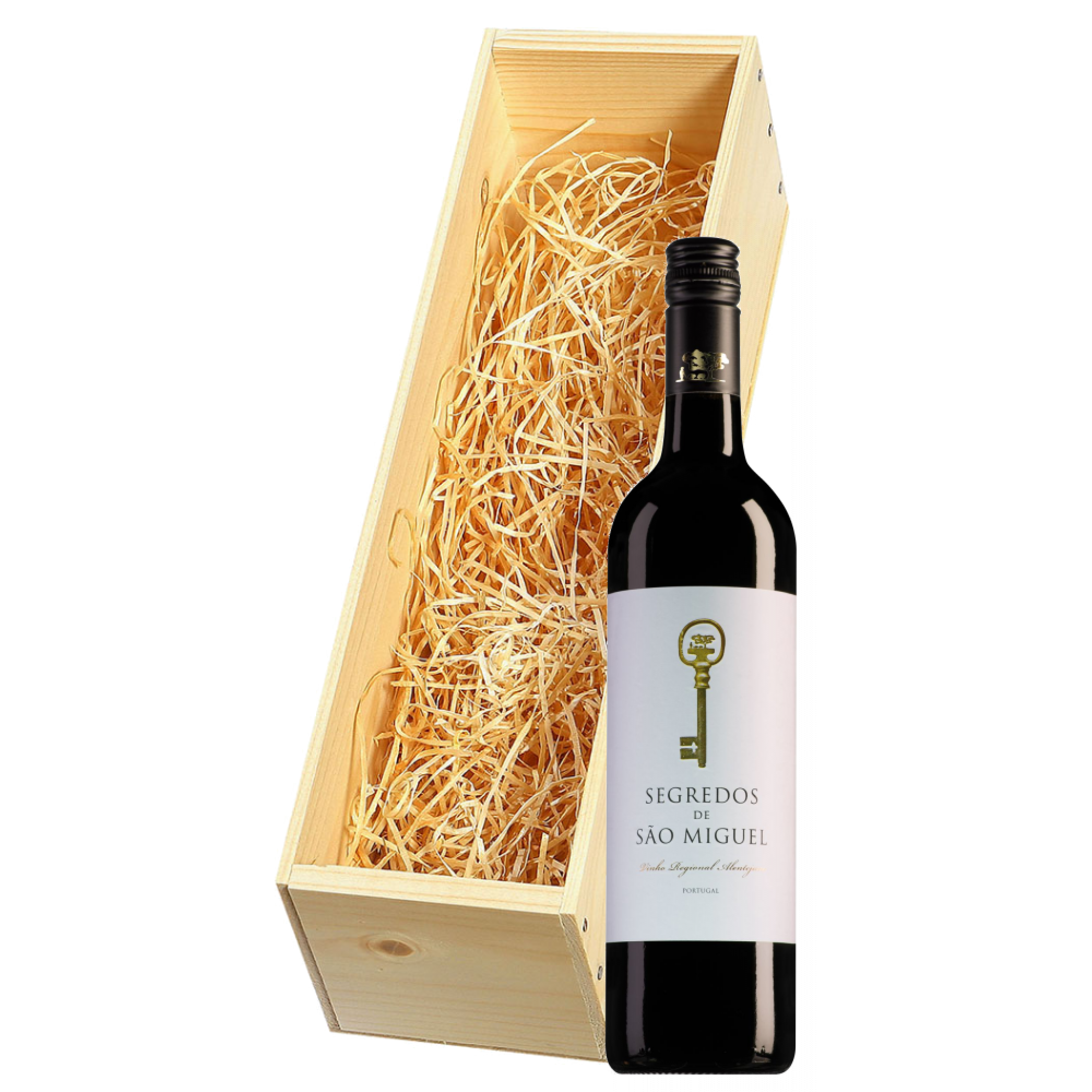 Wijnkist met Segredos de São Miguel Tinto